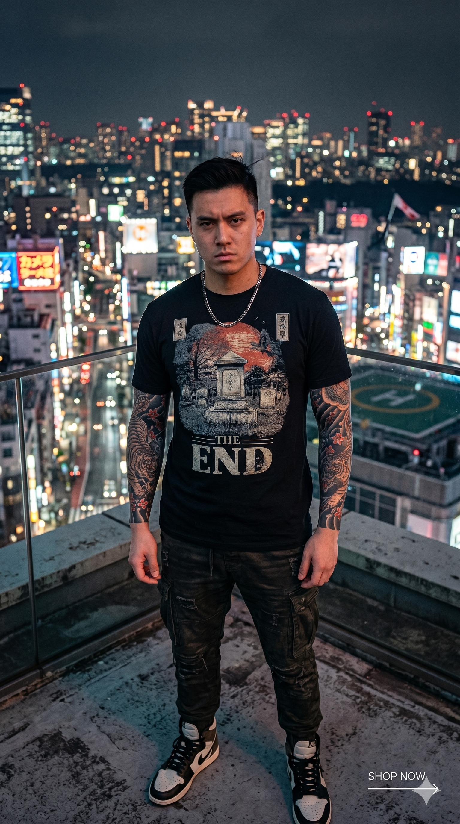 Kanji Cemetery Tshirt